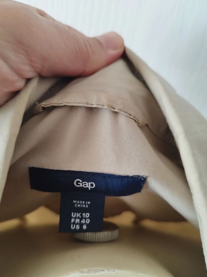 Trench crème gap taille 40 - photo numéro 3
