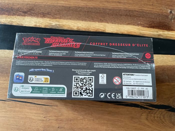 ETB EV10 Rivalités Destinées Coffret Dresseur d’Elite FR Neuve/Scellée FR - photo numéro 6