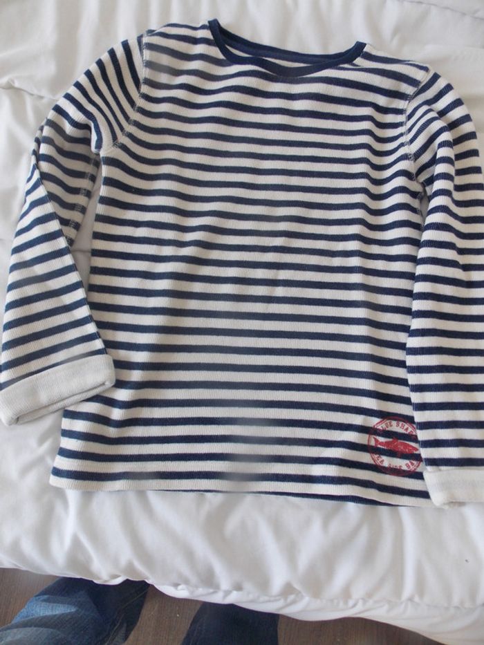 Pull a rayures  10 ans Monoprix Kids