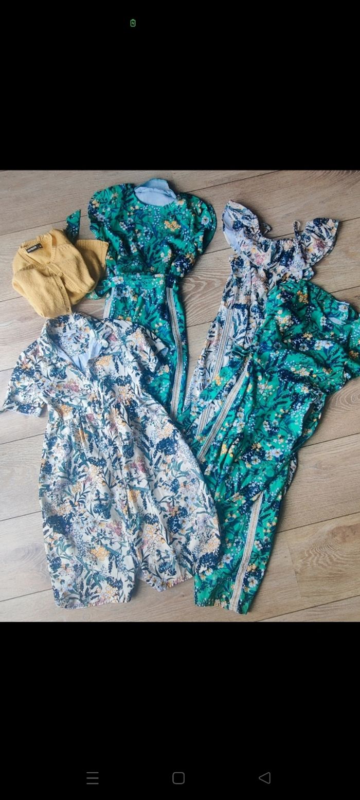 Lot combinaison et robe longue jbc 6/7ans