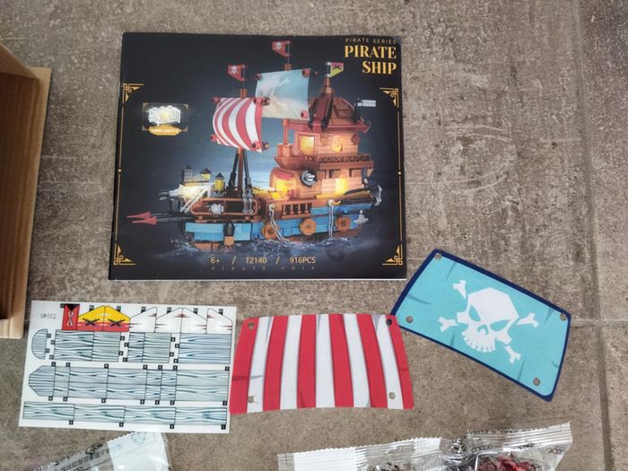 Compatible Lego bateau pirate toys series - photo numéro 3