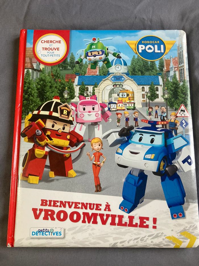 Livre robocar poli bienvenue à vroumville