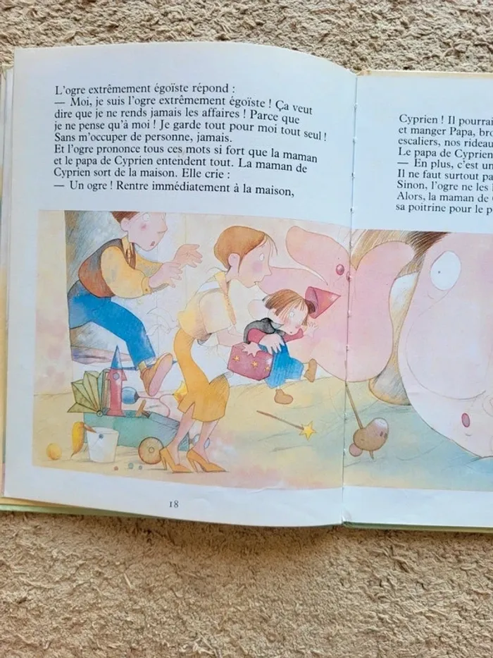 Livre enfant vintage "L'ogre extrêmement égoïste" de Florence Desmazures - Vive la lecture - photo numéro 8