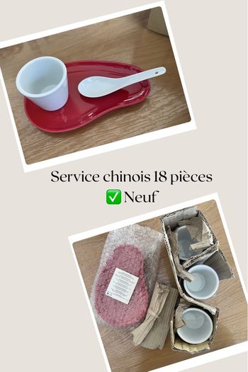 Service chinois 18 pièces