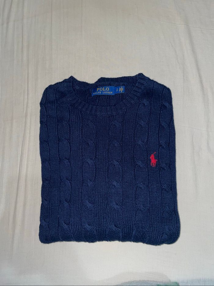 Pull ralph lauren bleu marine taille S homme - photo numéro 2