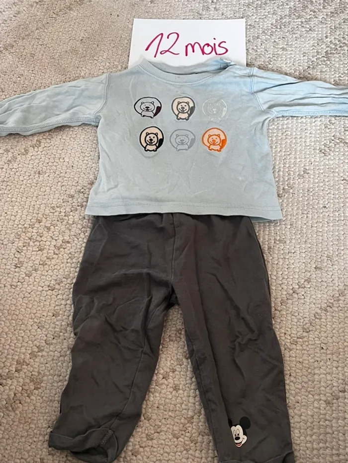 Ensemble pull legging 12 mois