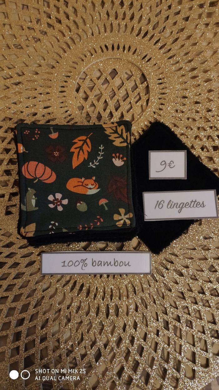 16 lingettes lavables neuf