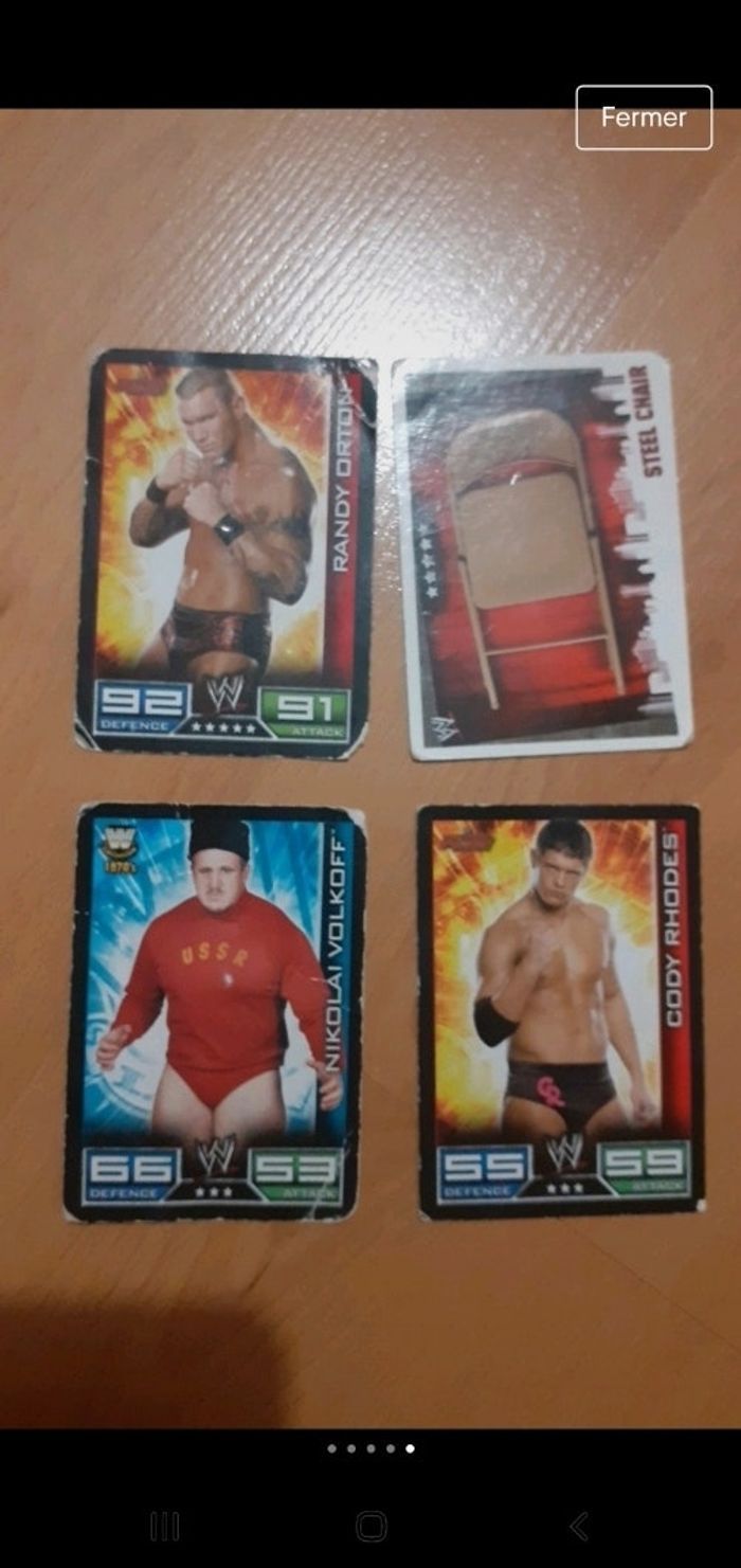 16 cartes slam attax 💪 - photo numéro 3