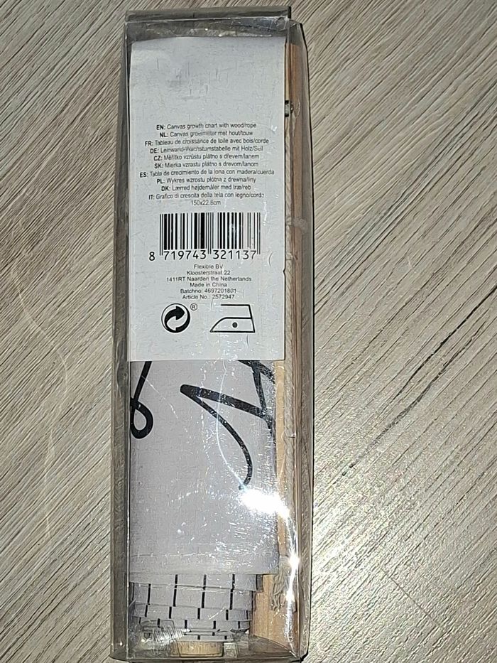 Toise toile avec bois et corde NEUF - photo numéro 3