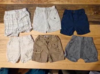 Lot de 6 shorts 3 mois