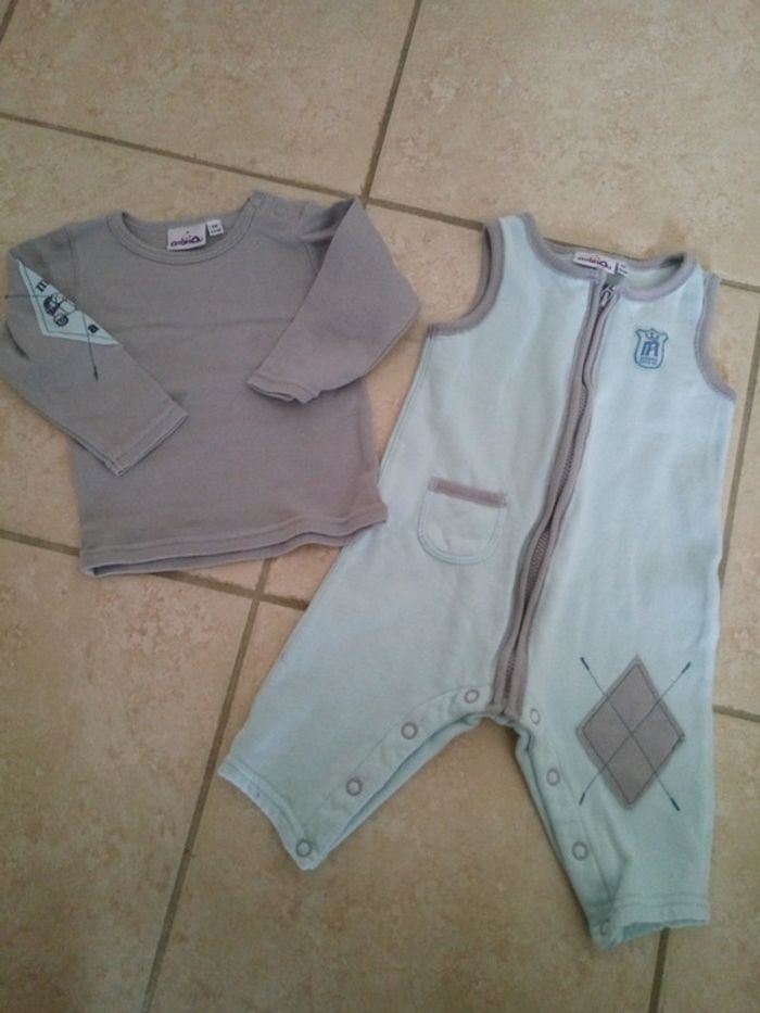 Ensemble combinaison + t-shirt + gilet