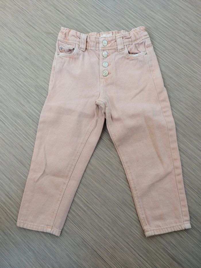 Jean jambe large fille taille 4 ans