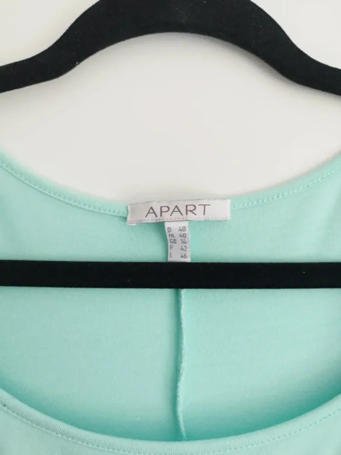 Blouse turquoise "Apart" - Taille 42 - photo numéro 5