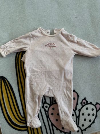 Lot de pyjamas Kiabi velour 6 mois 