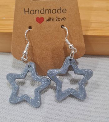 Boucles d’oreilles étoiles artisanales