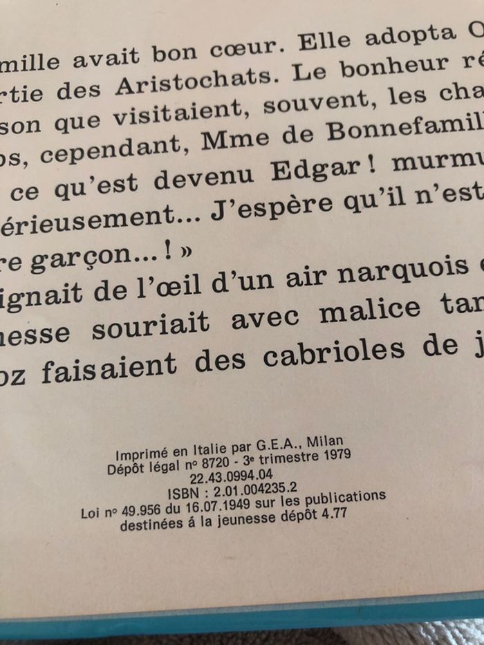 Les aristochats 1979 - photo numéro 3
