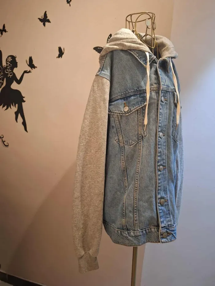 Veste en jeans à capuche & sweat - photo numéro 2
