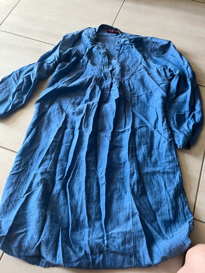 Robe bleu - photo numéro 3