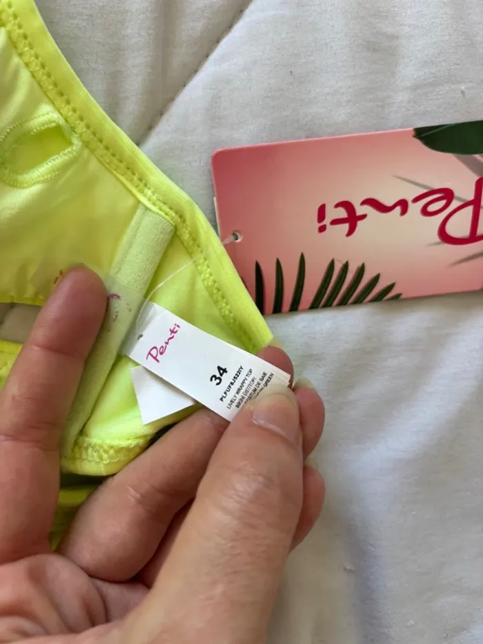 Lot 4 maillots de bain bikini bas et haut fluo multicolore Penti Ardene taille XS/34 neuf - photo numéro 9