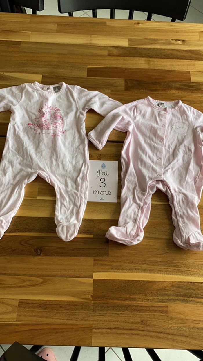 Lot de 2 pyjamas coton