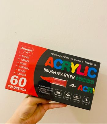 Feutres acrylique GuangNa 60 couleurs
