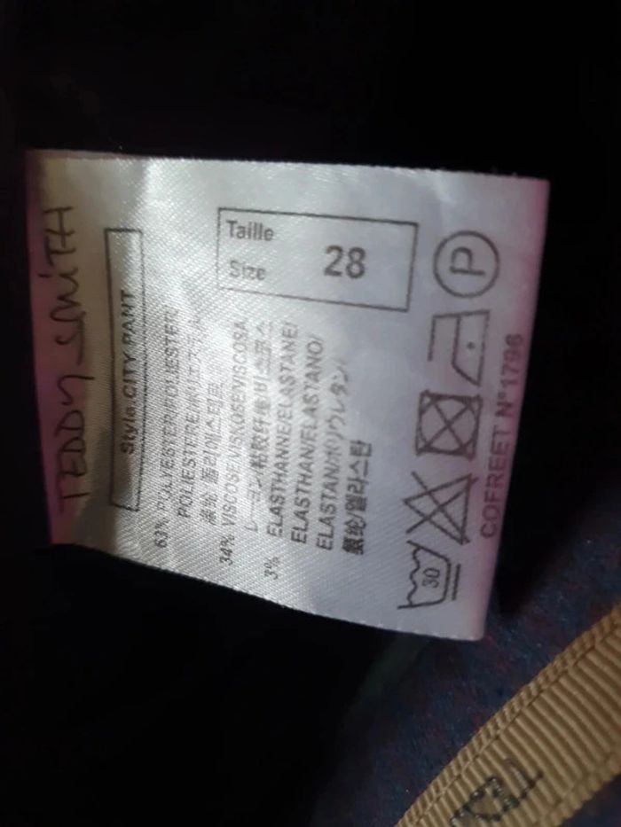Pantalon Teddy Smith - Taille US 28 (38/M) - photo numéro 7