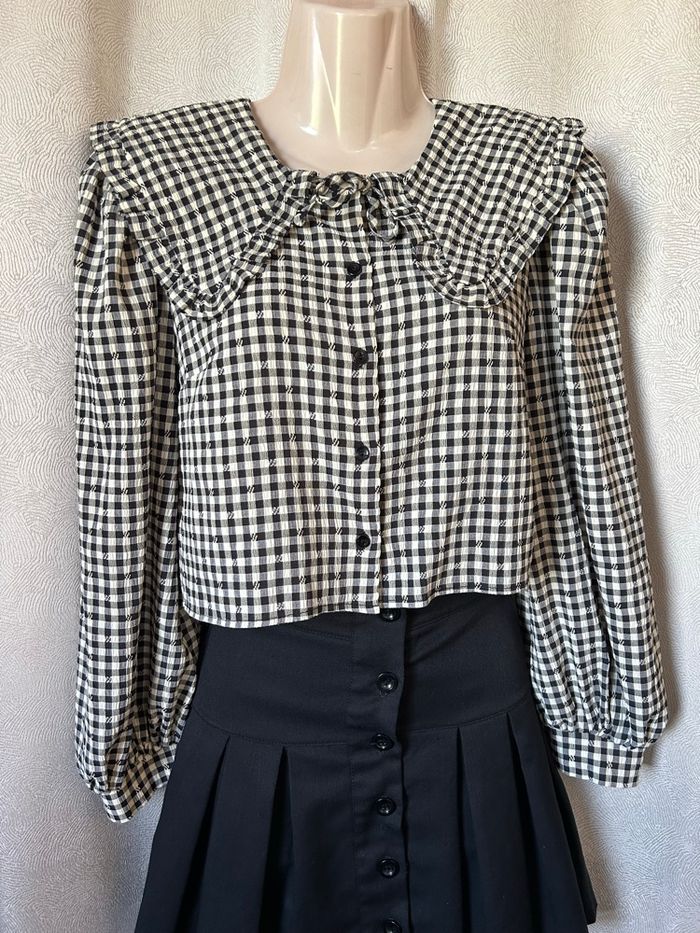 Magnifique chemise crop Vichy 36 Miss Selfridge - photo numéro 5