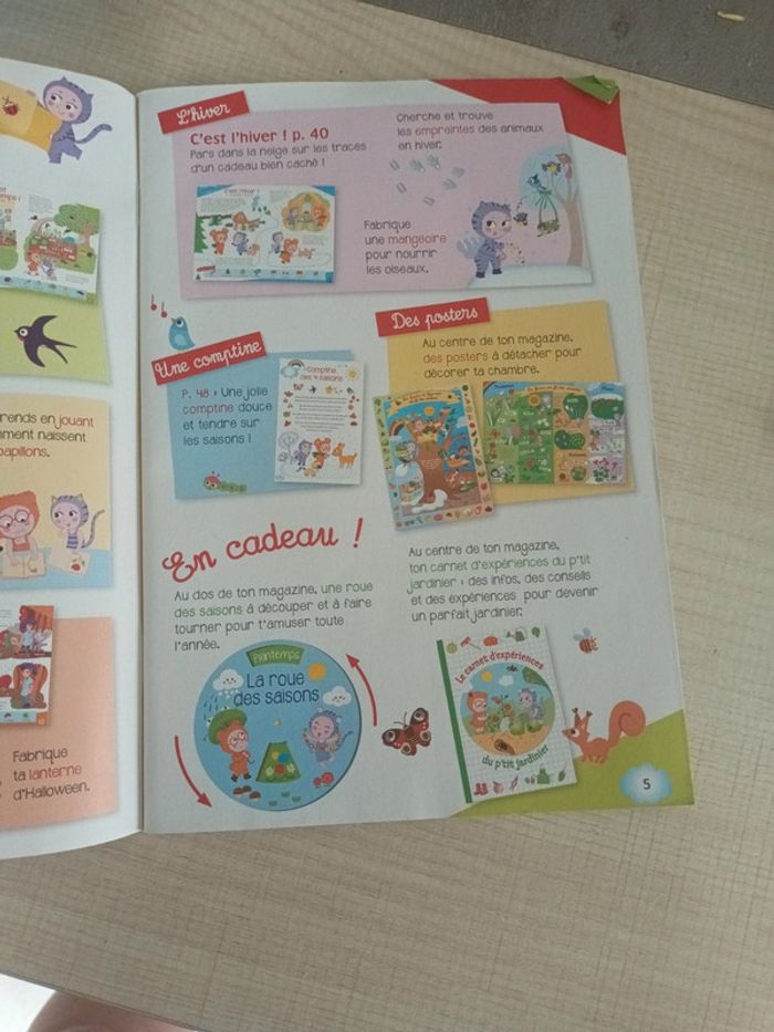 Livre j'apprends les saisons avec Gus et Zoé - photo numéro 3