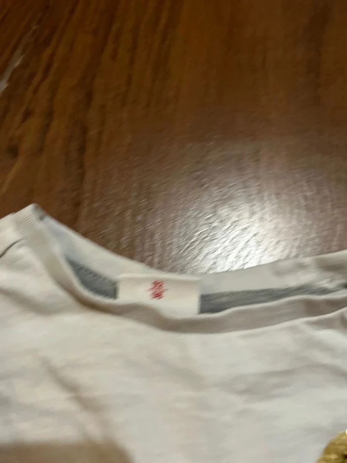 T-shirt à manches longues en coton motif smiley S.Oliver Taille 92-98 cm - photo numéro 5