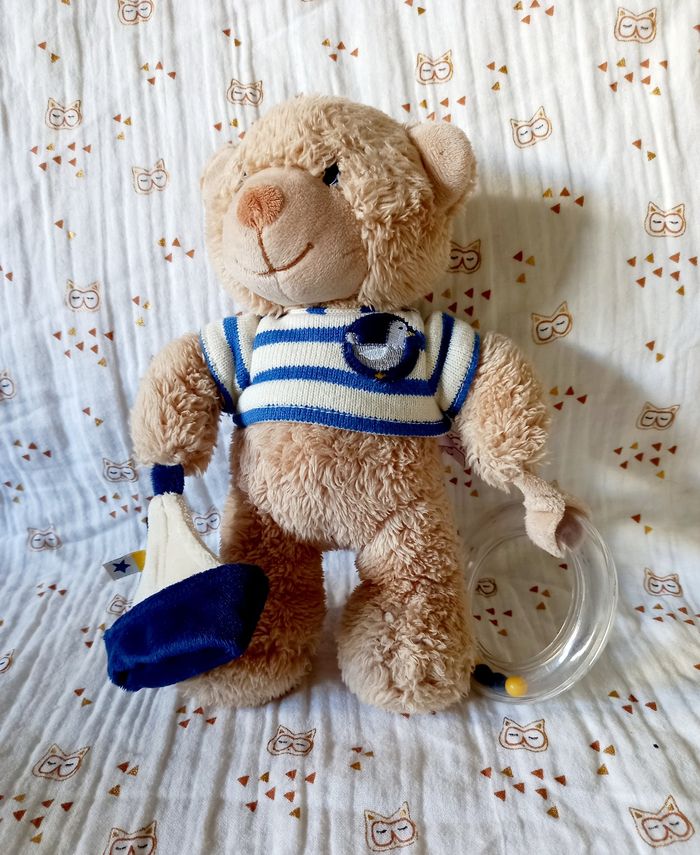 Doudou ours Marin Baby Nat