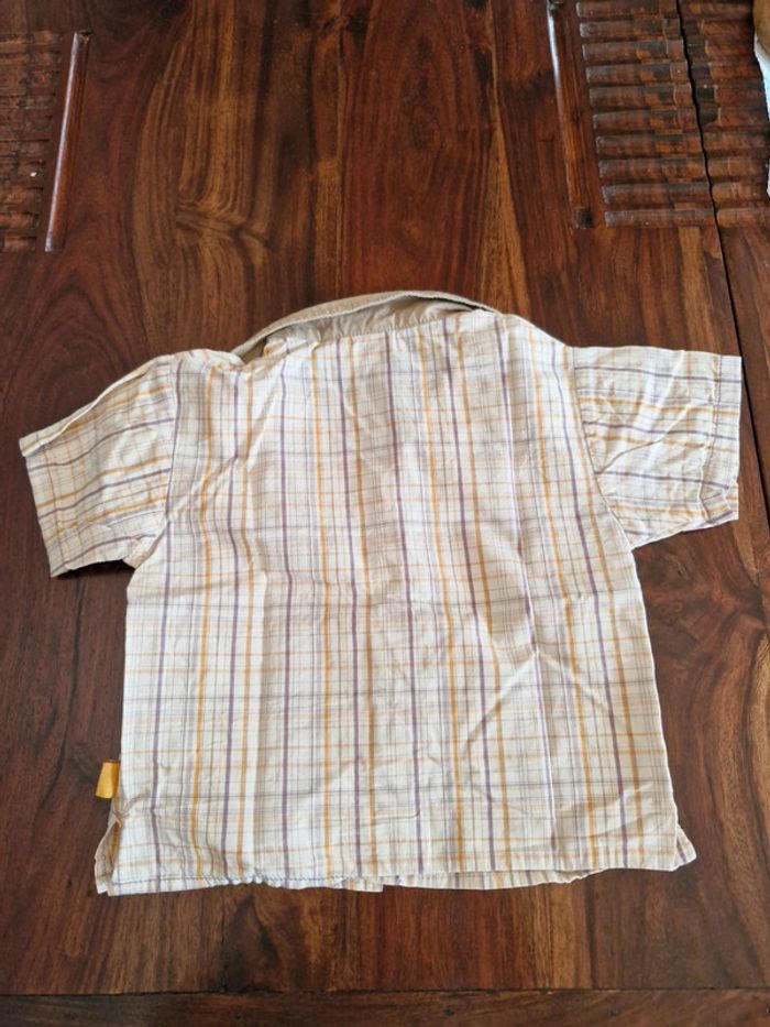 Chemise mc à carreaux - photo numéro 3