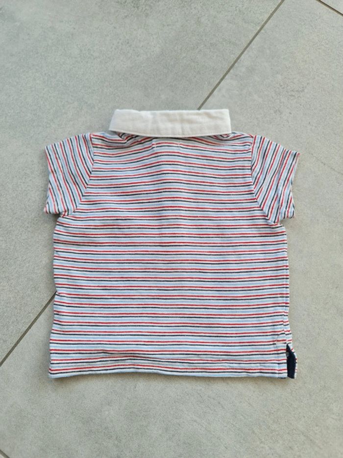 Ensemble été salopette short et T-shirt polos manches courtes 3 mois - photo numéro 3