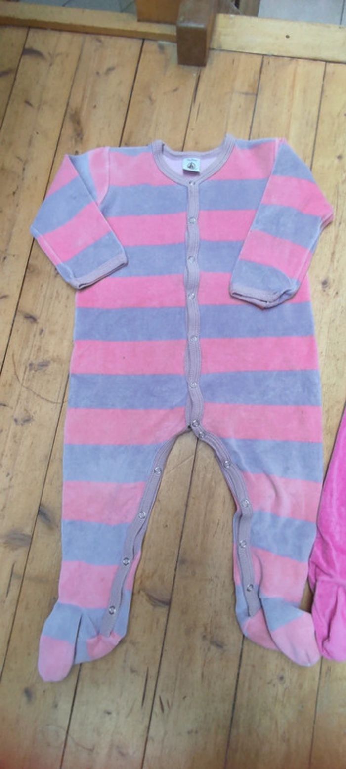 Lot 2 pyjamas petit bateau fille 18 mois - photo numéro 2