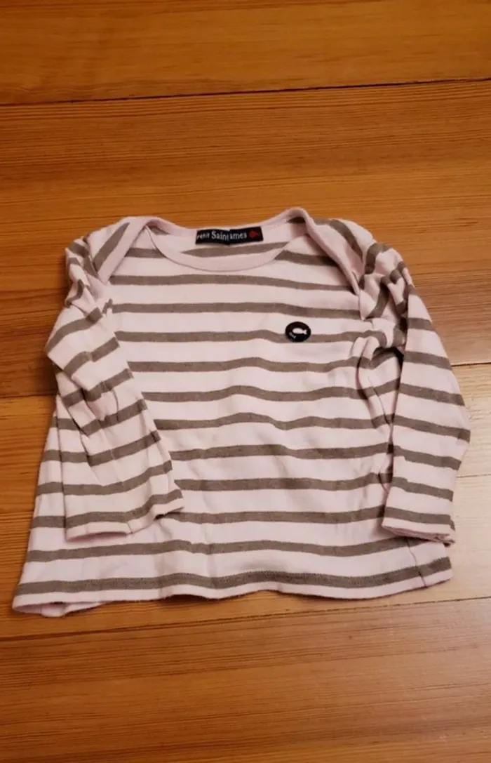 Marinière Saint James fille 12mois bébé printemps été