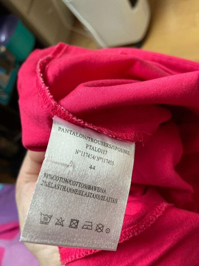 Pantalon 7/8e fuchsia - photo numéro 4