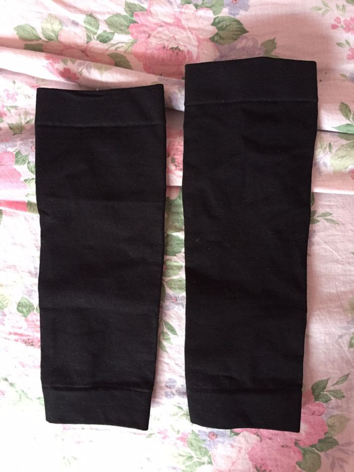 Jambières à motifs torsades noir