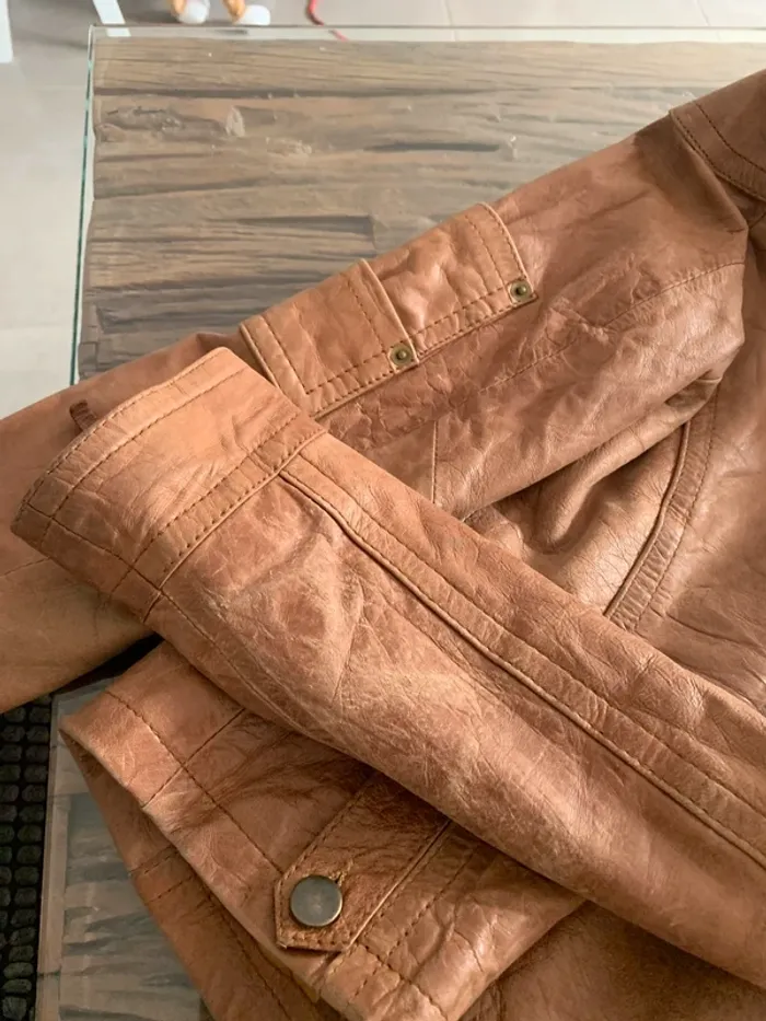 Blouson cuir femme - photo numéro 7