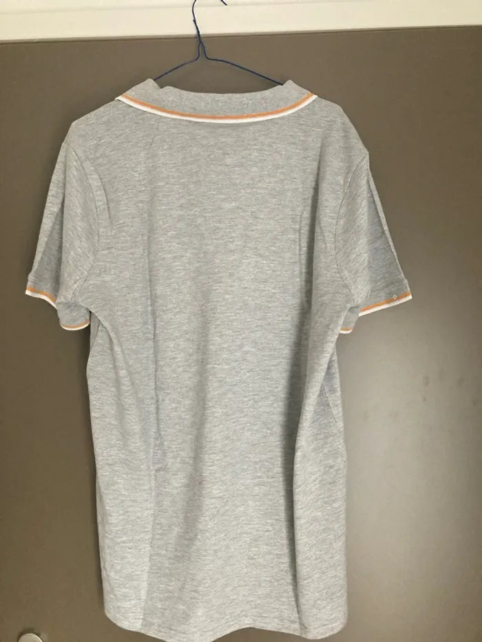 Polo homme manches courtes gris clair XL Bill Tornade - photo numéro 6