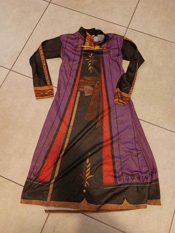 Déguisement Disney Anna de la reine des neiges 7/8 ans