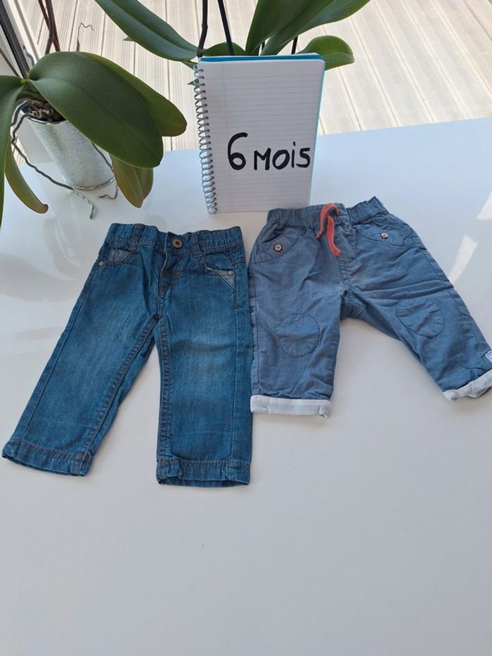 Lot 2 jeans 6 mois