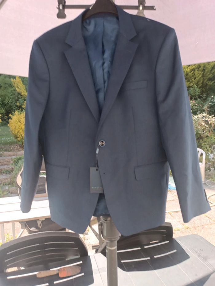 Veste de costume bleu neuf homme - photo numéro 5