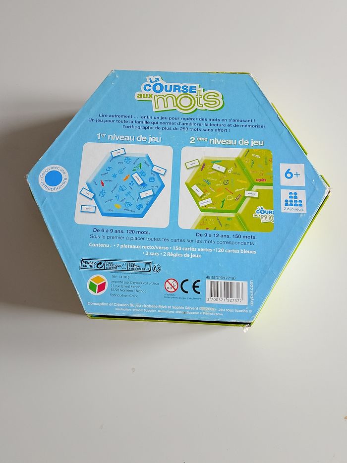 La course aux mots Oxybul Eveil et jeux complet - photo numéro 2