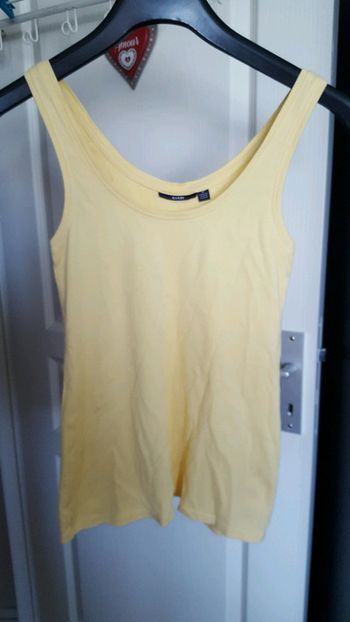 Débardeur jaune Kiabi