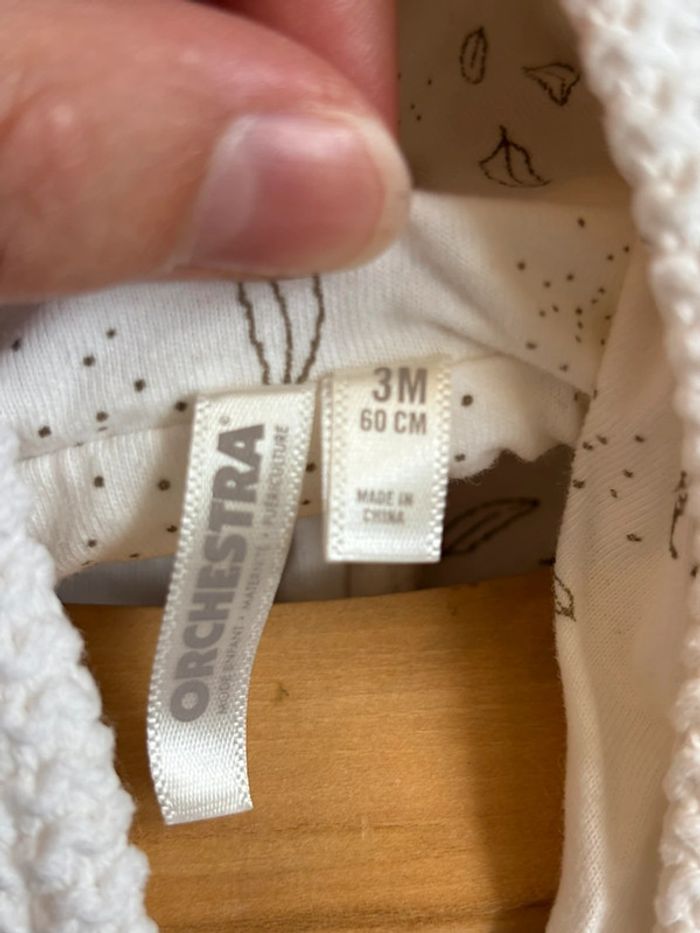 Veste blanche 3 mois - photo numéro 5
