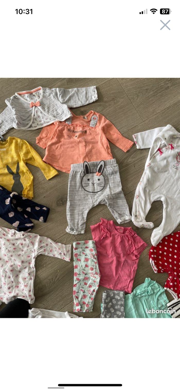 Vêtements 3 mois 2 caisses - photo numéro 7