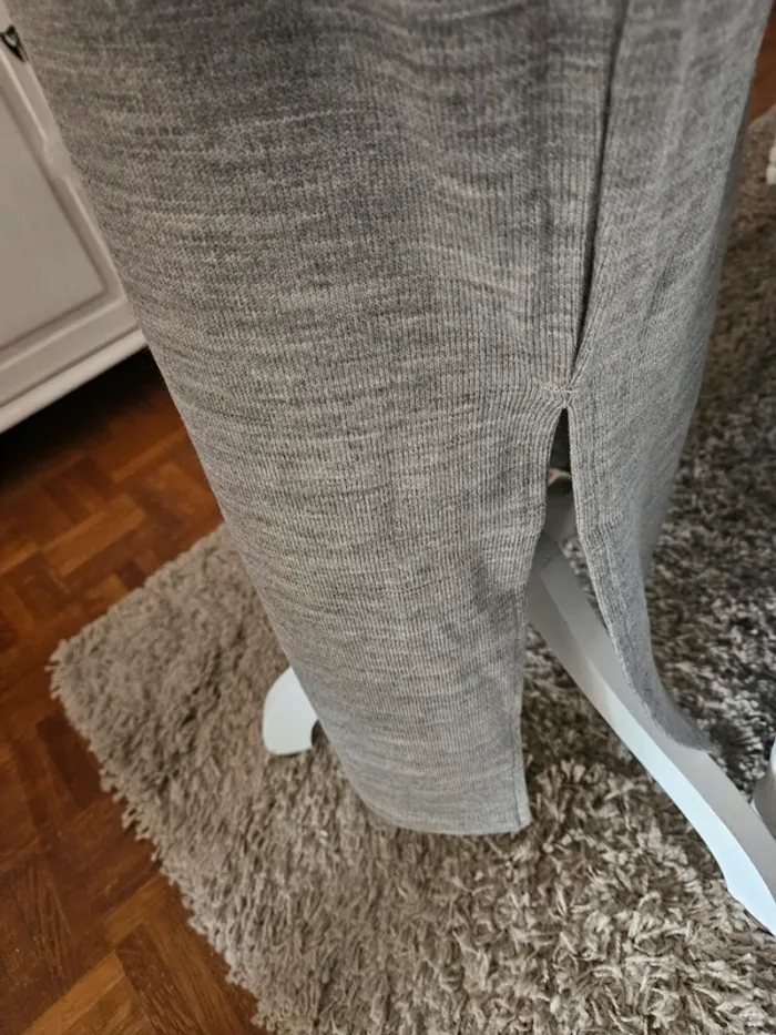 Ensemble jupe lainage gris Elisa Fashion Taille M Neuf - photo numéro 4