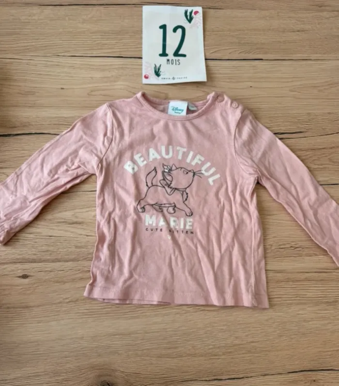Lot de 6 vêtements bébé fille automne hiver  12 mois - photo numéro 4
