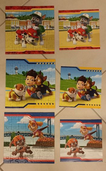 Lot 4 puzzles enfants