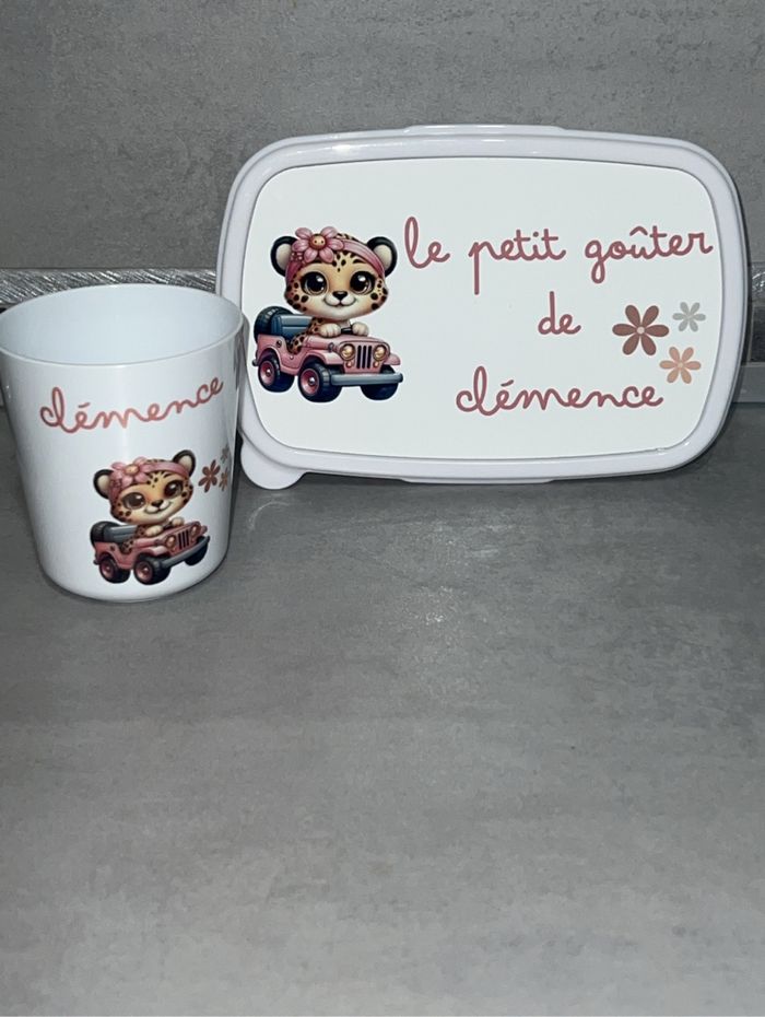 Le set a goûter personnalisé