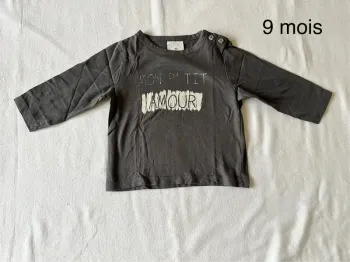 T-shirt manches longues 9 mois